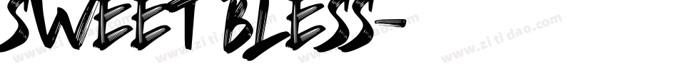 Sweet Bless字体转换